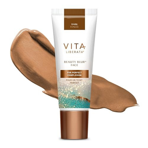 Vita Liberata Beauty Blur Face - Dark, BB Cream, Hydrating Skin Finish, Radiant Glow & Flawless Complexion, 1.01 fl oz | Amazon (US)