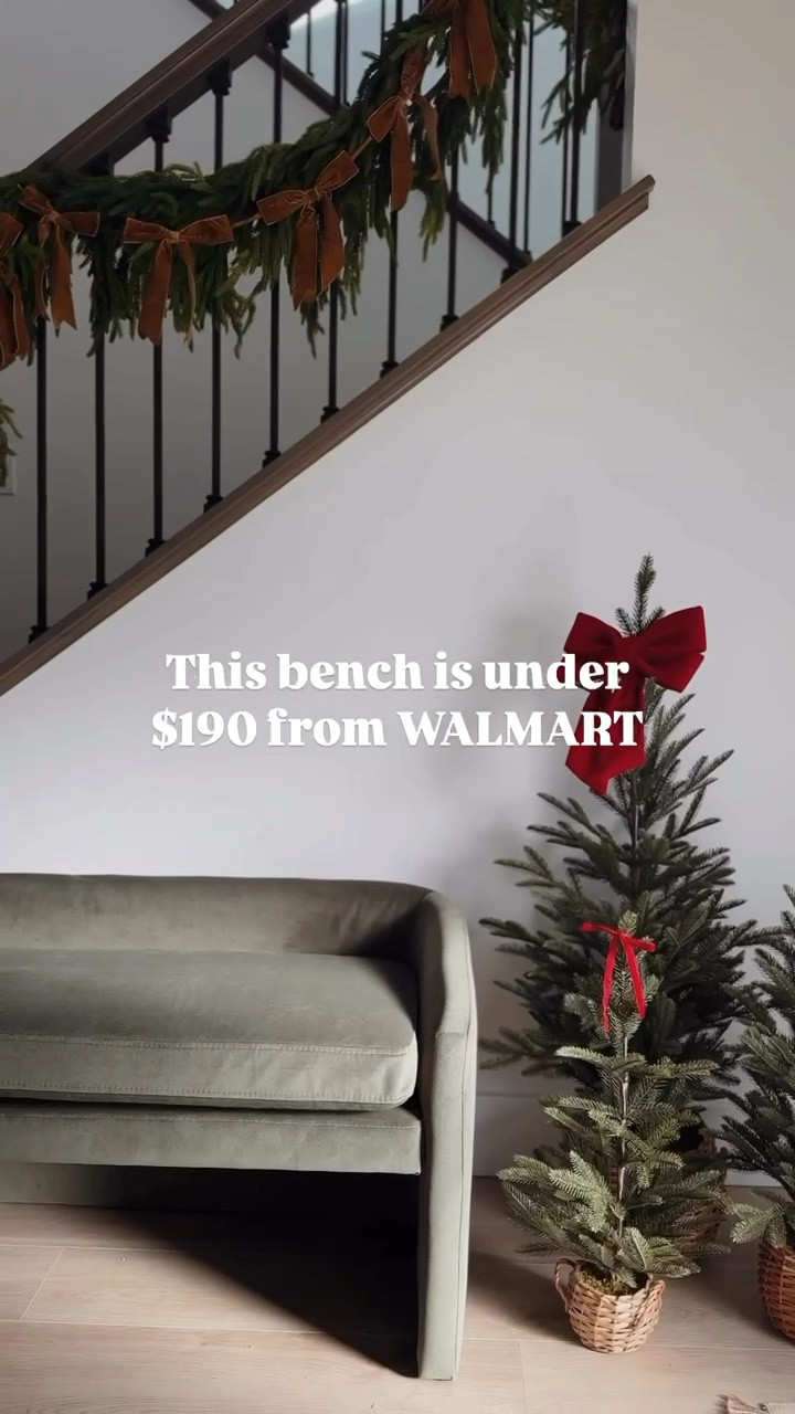 Can you even believe it?! I had to snag this bench for our entry way, it fit perfectly, is the prettiest green, and is under $190! It's been sold out a few times so snag it before it sells out again! 

#LTKCyberWeek #LTKHome #LTKHoliday