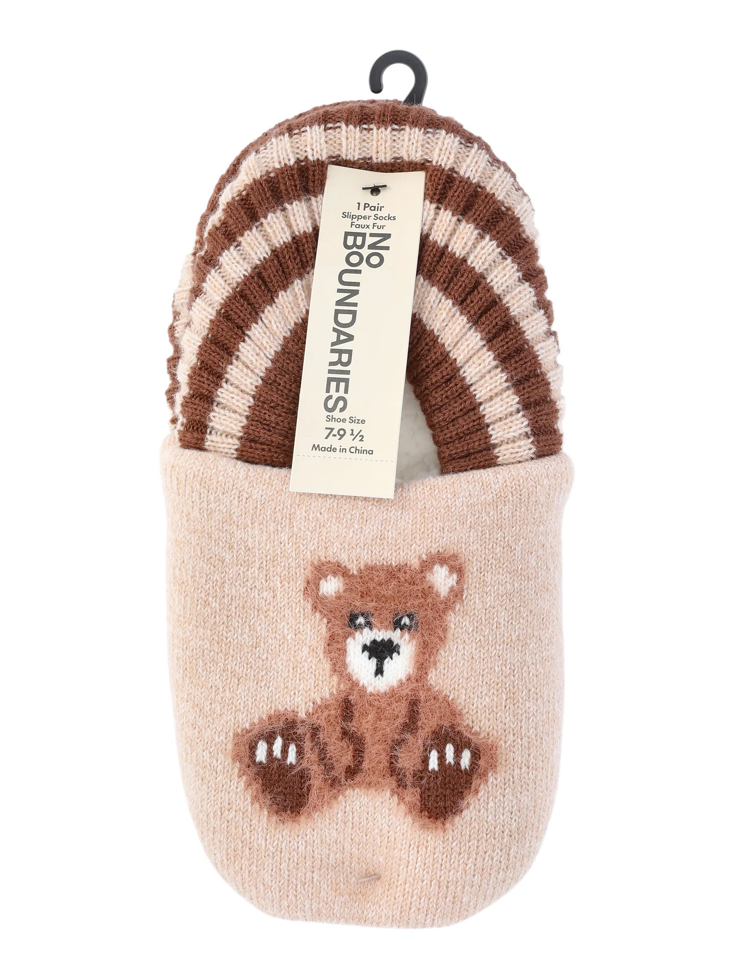 No Boundaries Slipper Socks, 1-Pack, Shoe Sizes 7-9.5, Women’s | Walmart (US)