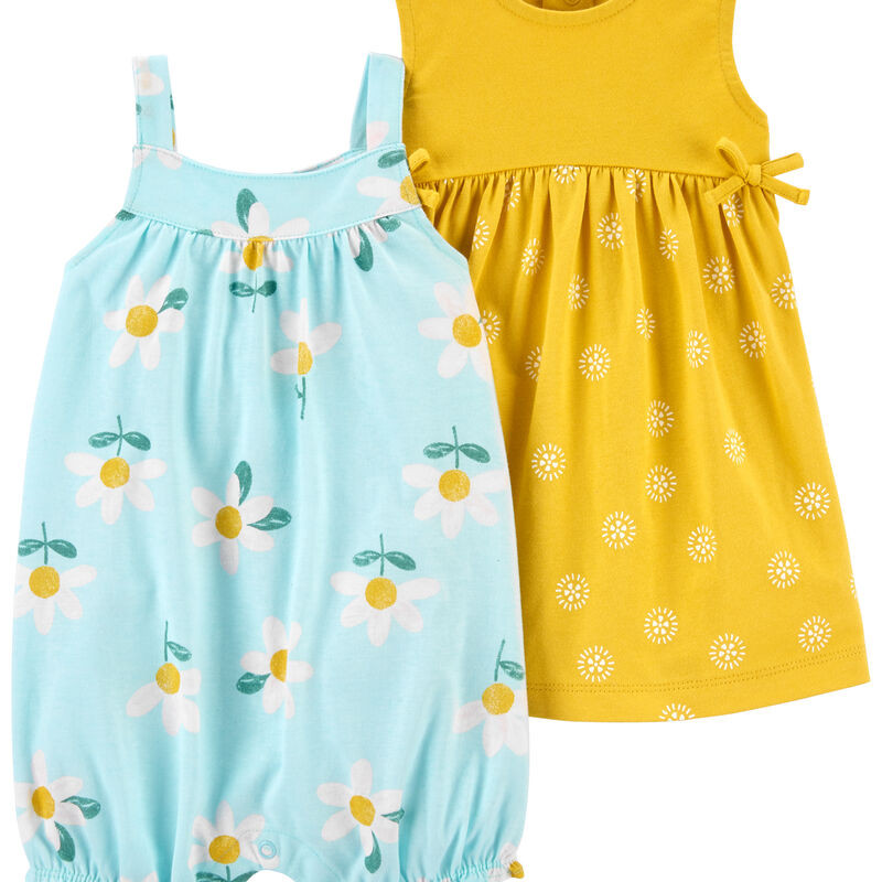 2-Pack Romper & Dress Set | Carter's
