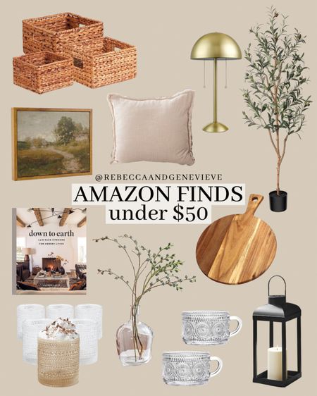 Amazon finds under $50🔥
-
Home decor. Faux tree. Wall decor. Coffee mug. Lantern. Glasses. Pillow. Table lamp. Rattan box

#LTKFind #LTKunder50 #LTKhome