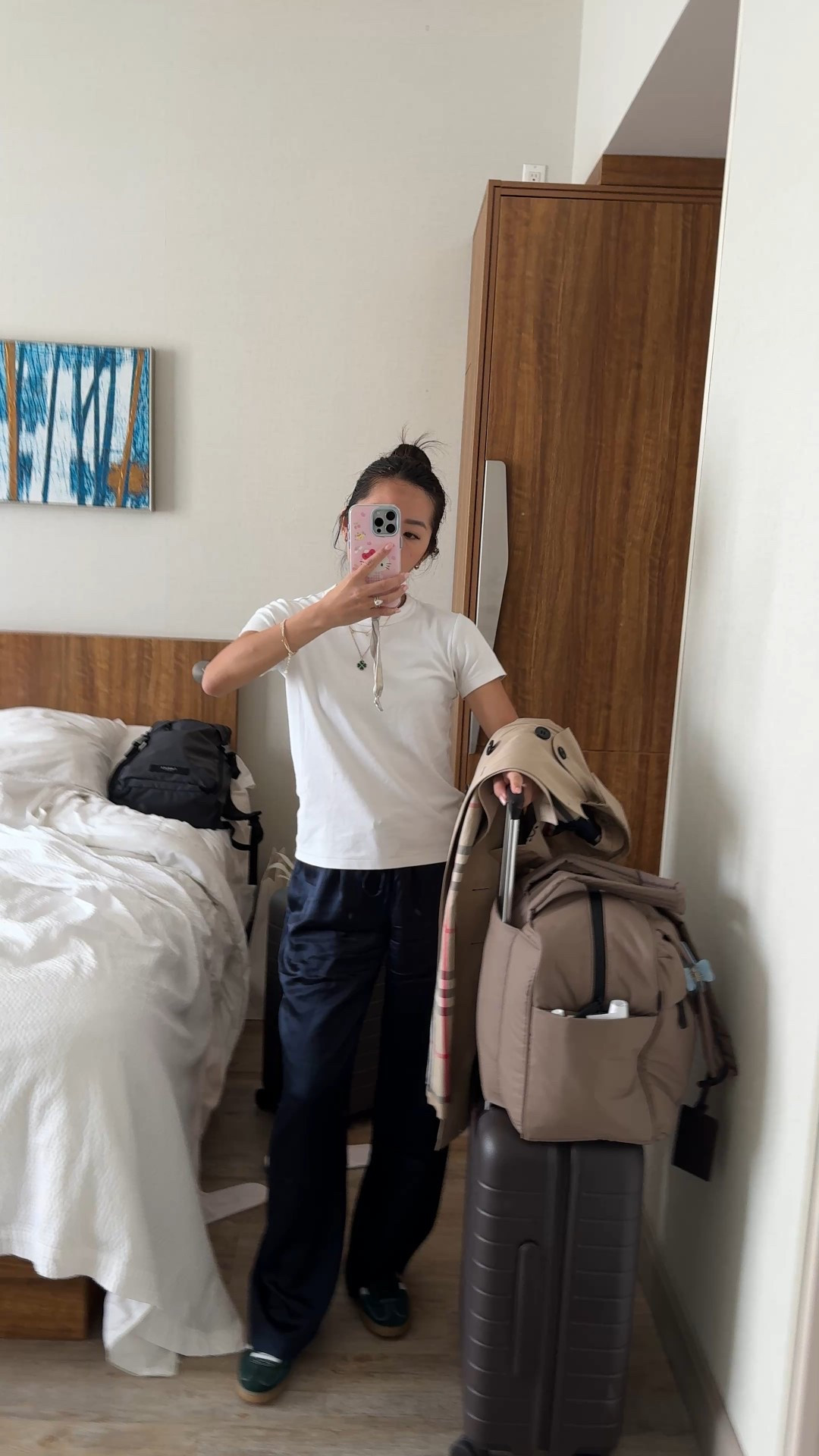 my secret to comfy but still chic airplane outfits are silk pants! 

#LTKFindsUnder100