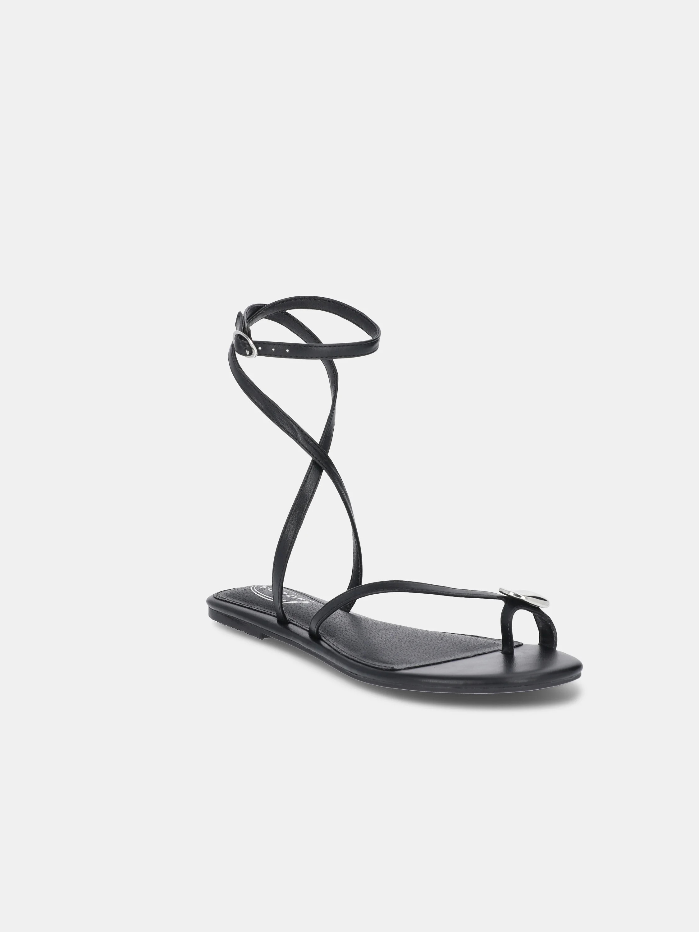 Scoop Women's Flat Strappy Sandals with Adjustable Strap | Walmart (US)