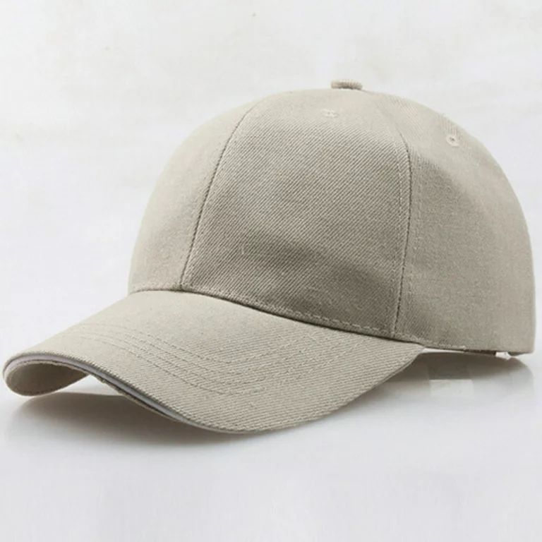 Sun Cap for Men Women Unisex Summer Style Women Baseball Cap Snapback Hat Hip-Hop Adjustable Beig... | Walmart (US)