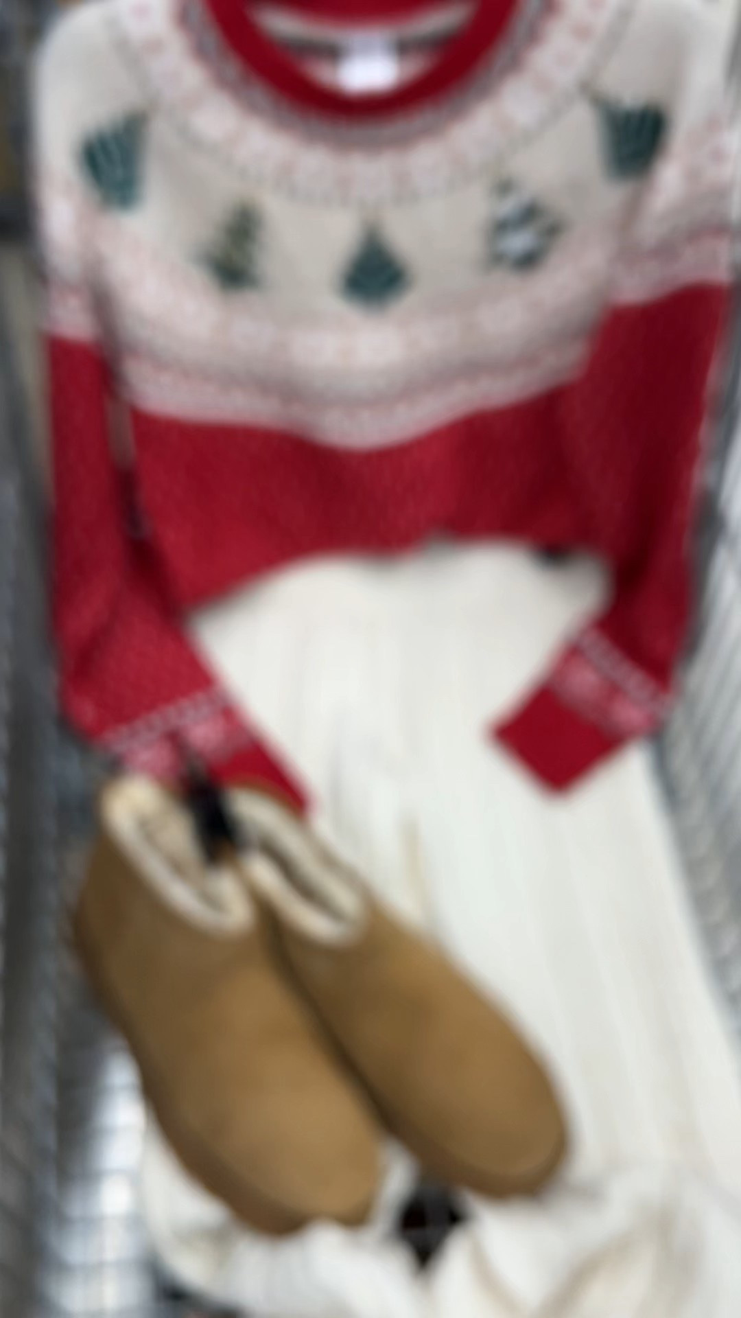 Walmart Christmas sweater outfit idea with these cableknit sweater pants. Disclaimer the pants are a bit see through so I won’t be wearing them out of the house without a tunic top. Otherwise very soft and cozy for lounging. I went up one size to a medium. Small in the sweater. If between in the boots size down. #walmartfashion 

#LTKFindsUnder100 #LTKHoliday #LTKFindsUnder50