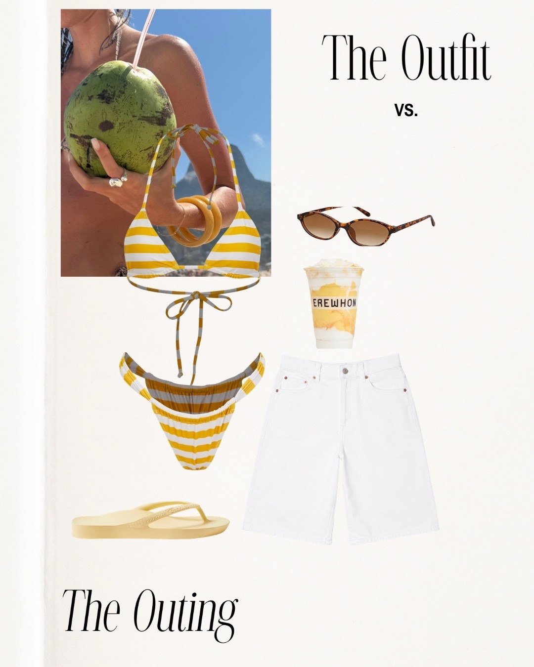 Can’t get enough of a yellow summer 👏🏼👏🏼

Beach outfit inspo, travel finds, bikini, sunglasses, Hawaii, Mexico, traveling, swimsuit, aritzia, revolve, Frankie’s bikinis, summer outfit ideas, arch support
