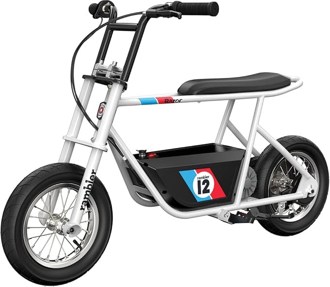 Razor Rambler 12 for Ages 13+ – 24V Electric Minibike with Retro Style, Up to 14 mph, Wide 12" ... | Amazon (US)
