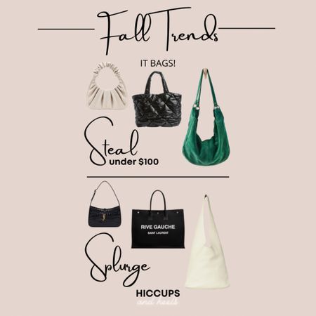 Fall Fashion: IT Bags 👜 

#LTKSeasonal #LTKstyletip #LTKitbag