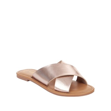 Melrose Ave Women's Good To Go Vegan Sandal | Walmart (US)