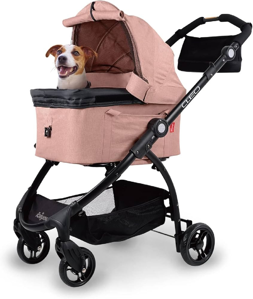 ibiyaya New Cleo Travel System Pet Stroller, 3-in-1 Dog Stroller, Pet Carrier, Dog Stroller for S... | Amazon (US)