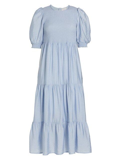 Morianagz Smocked Puff-Sleeve Midi-Dress | Saks Fifth Avenue