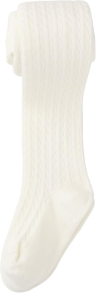 CHUNG Toddler Little Girls Cotton Tights Footed Thick Winter Cable Knit Legging Pantyhose Stockin... | Amazon (US)