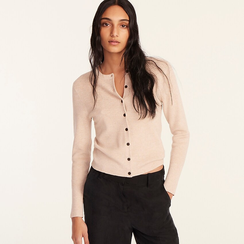 Silk-blend cardigan sweater | J. Crew US