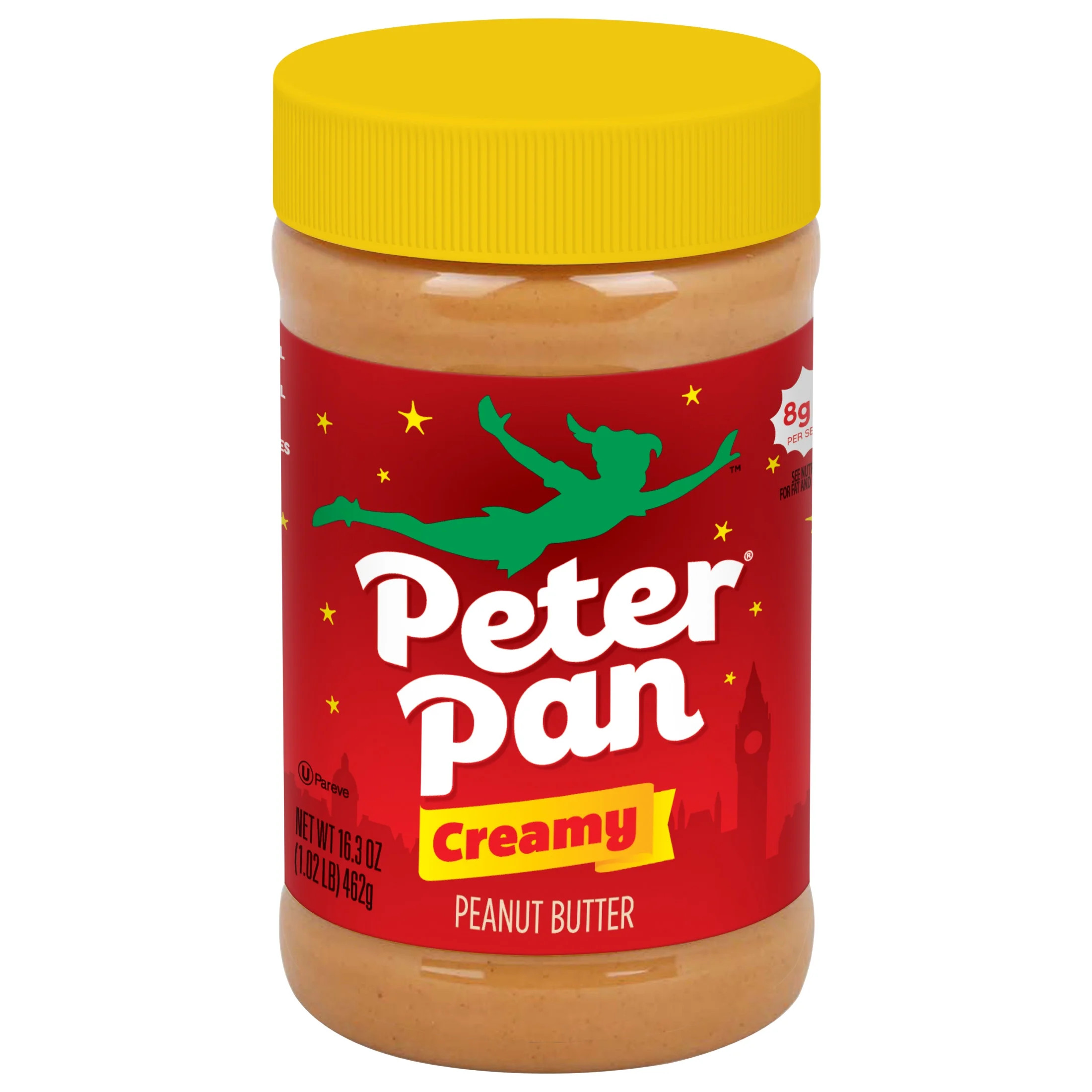 Peter Pan Creamy Peanut Butter, Smooth, Gluten Free Peanut Butter, 16.3 oz Jar | Walmart (US)