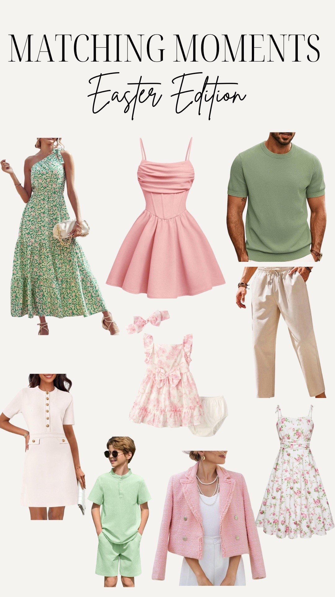 Easter outfit inspo for the whole crew 🐣

#LTKFindsUnder50 #LTKStyleTip #LTKFamily