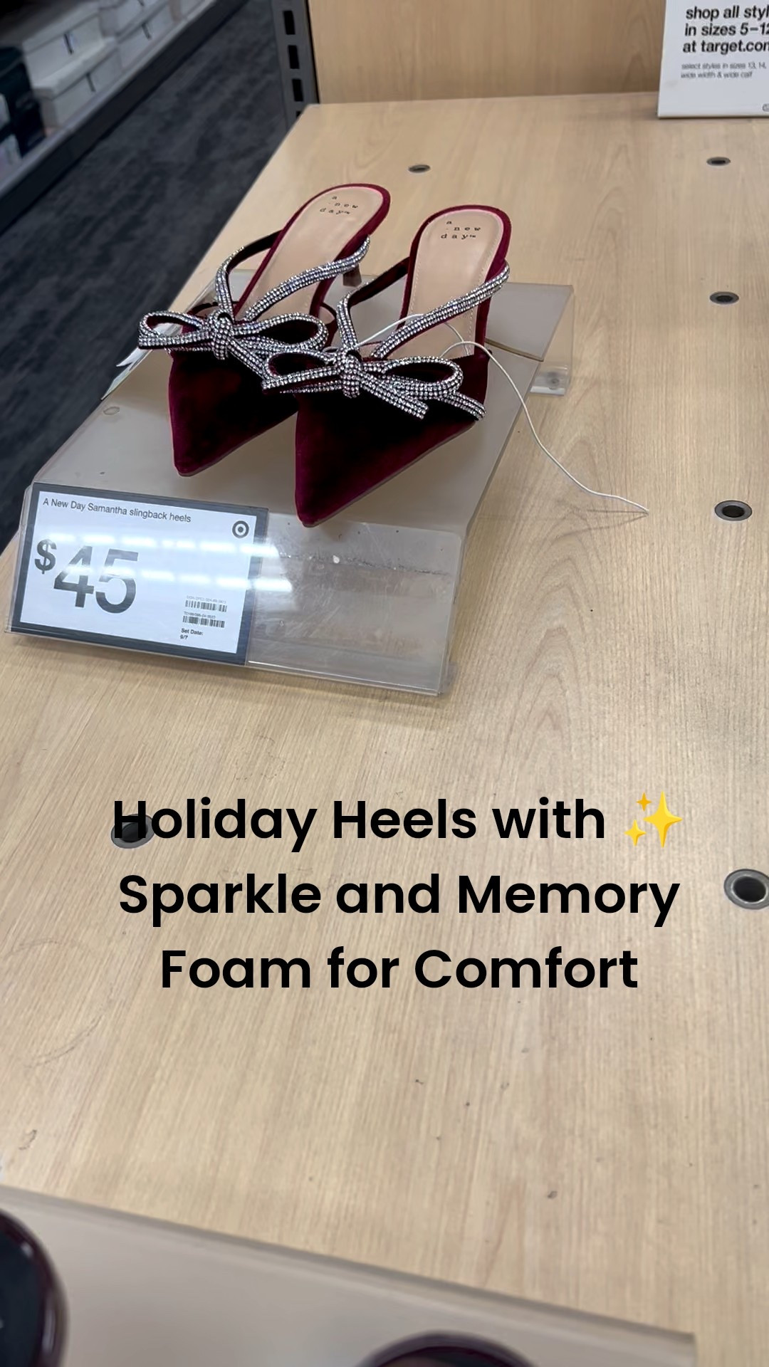 Check out the beautiful, sparkling holiday party heels 👠 for women now on sale at Target for $45.00 or less! Best of all most of these have a memory foam insole making them comfortable & stylish ! #targetstyle #fashion #shoes #holidayshoes 

#LTKStyleTip #LTKCyberWeek #LTKFindsUnder50