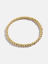 Gold Pisa Bracelet - 4MM Beads | BaubleBar