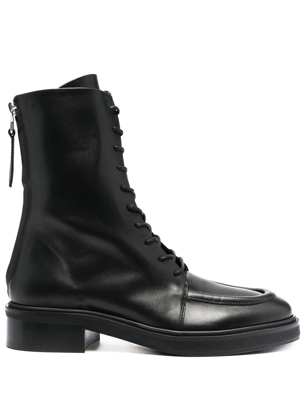 Aeyde Black Lace Up Ankle Boots - Farfetch | Farfetch Global