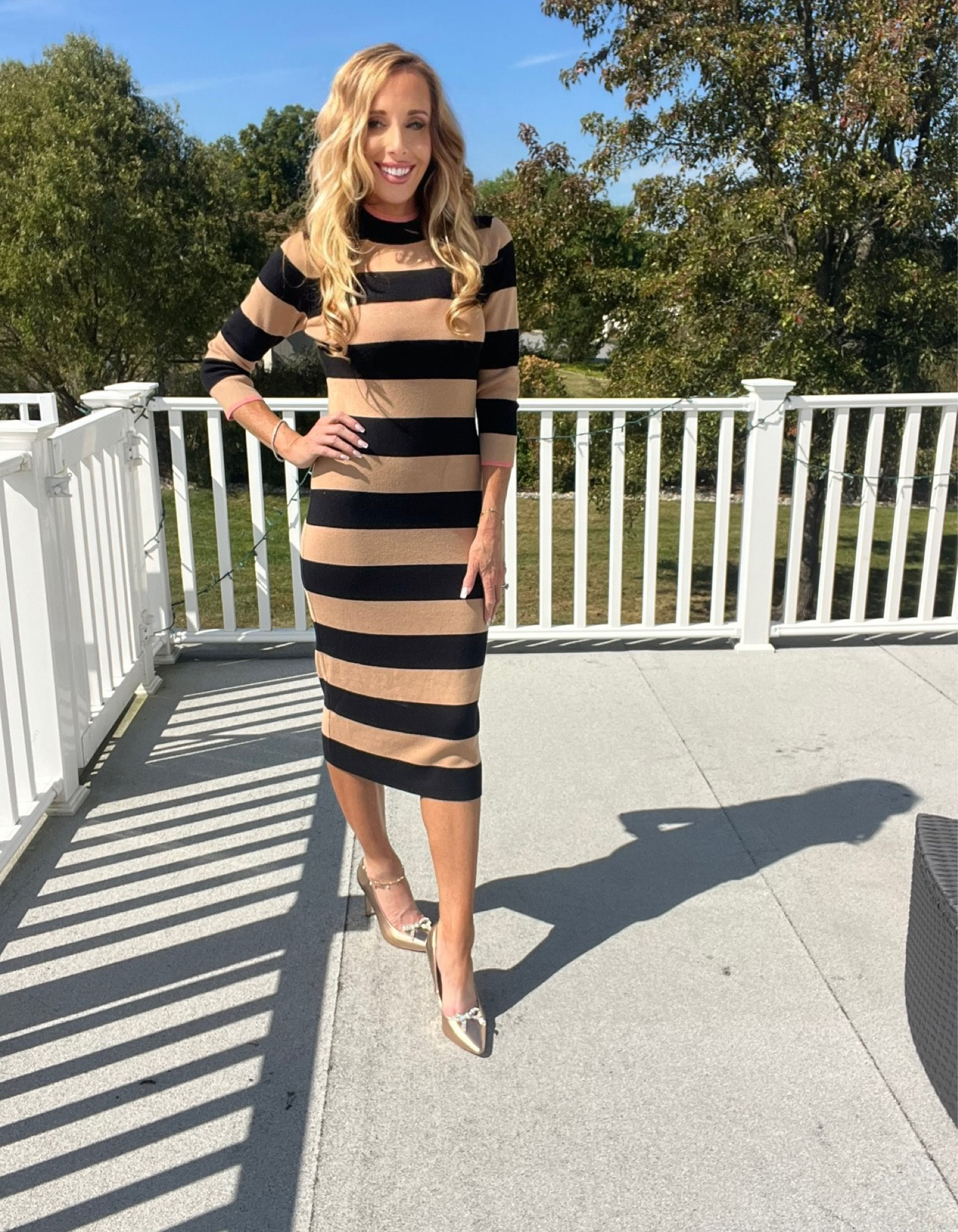 Gorgeous striped sweater midi dress ❤️❤️

#LTKStyleTip #LTKFindsUnder50 #LTKSeasonal