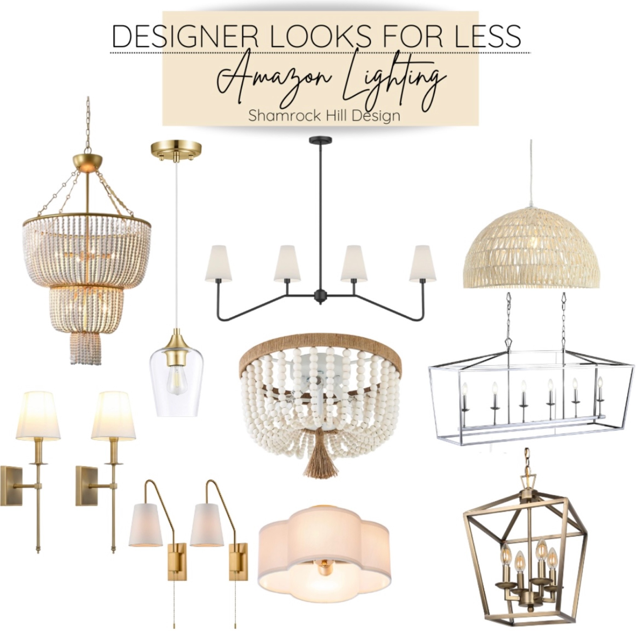 Amazon Lighting! - look for less- budget friendly- must haves- favorites-home decor 

#LTKhome #LTKstyletip