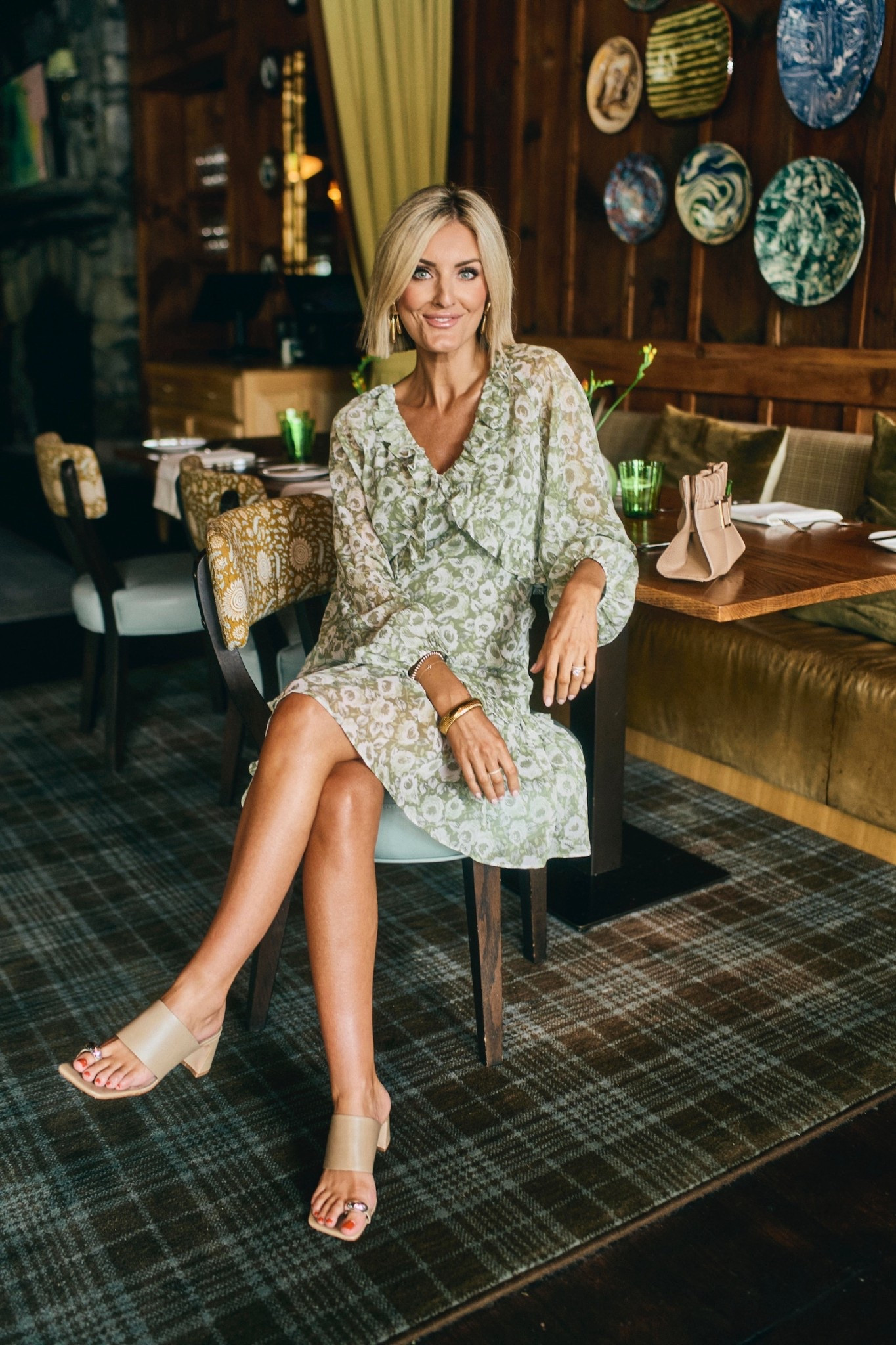 The dress that works for any season 👏🏼 loving the ruffle detail! Wearing S. 

Loverly Grey, Anthropologie, green dress, floral dress, long sleeve dress, mini dresss

#LTKBump #LTKSeasonal