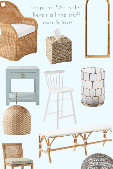 shop my coastal decor and furniture favorites in my home, currently on sale on Serena & Lily’s website! 