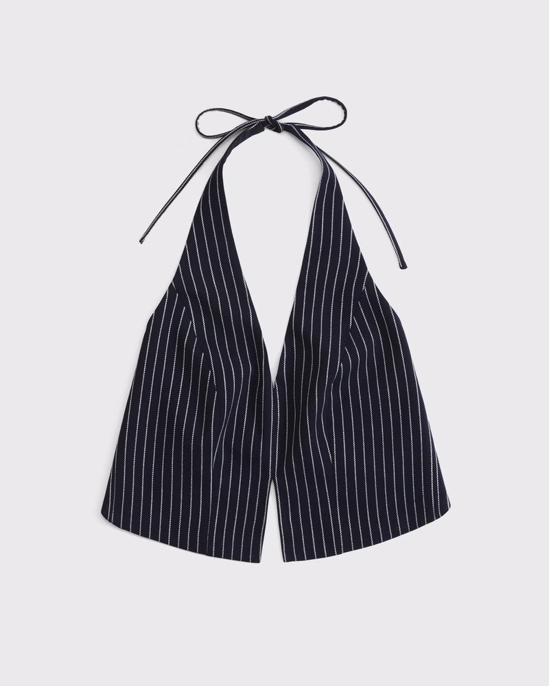 Tailored Halter Vest | Abercrombie & Fitch (US)