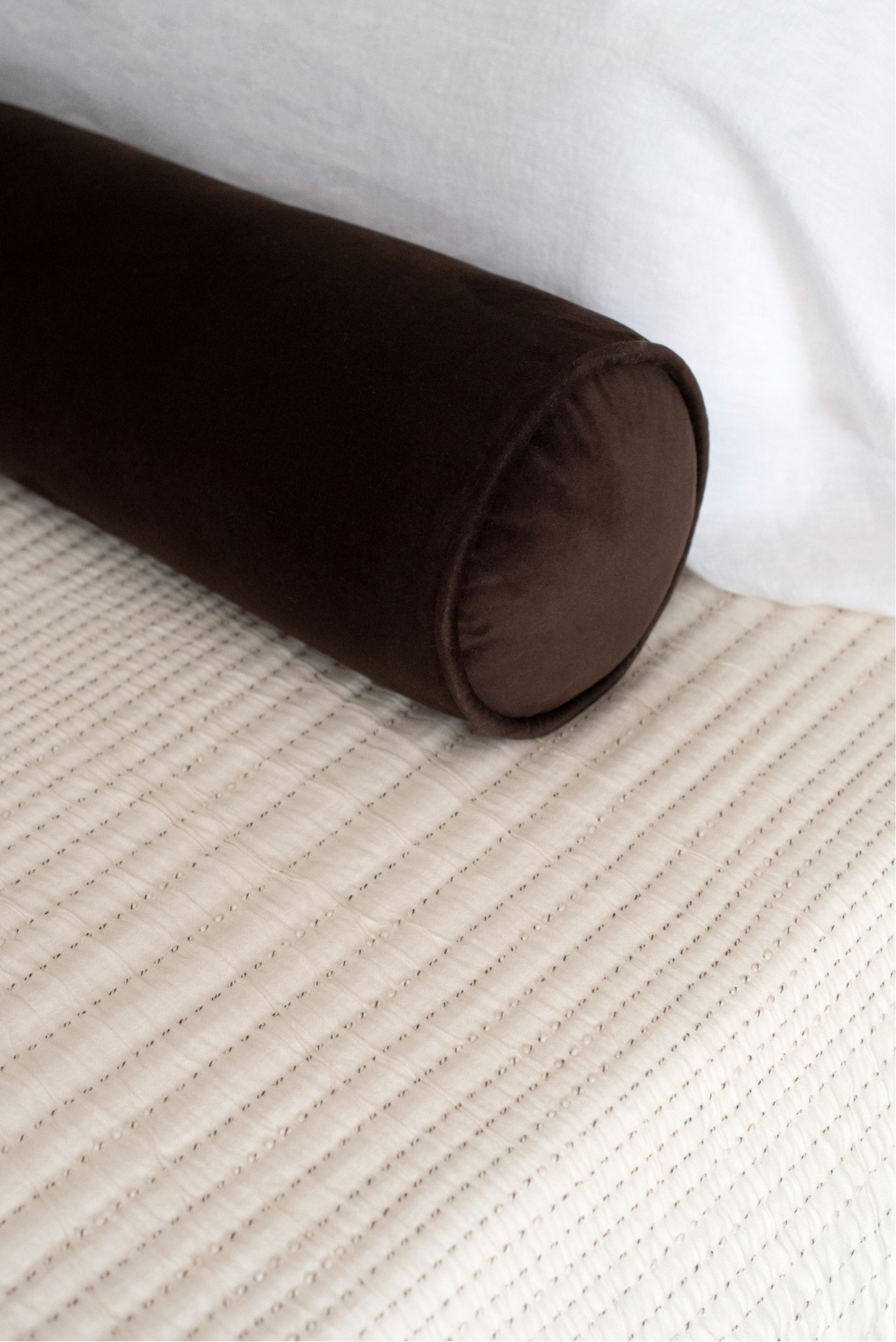 My source for custom bolster cushions! I like using a single bolster to finish making the bed… everything looks so much more tailored- and it’s easy. 

#LTKHome #LTKstorytime