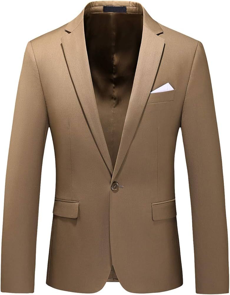 Mens Blazer Slim Fit Sport Coats 23 Colors for Daily Business and Party | Amazon (US)