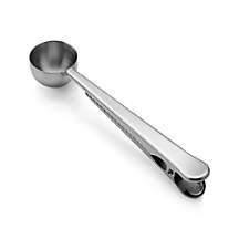 Stainless Steel Coffee Scoop with Clip + Reviews | Crate and Barrel | Crate & Barrel