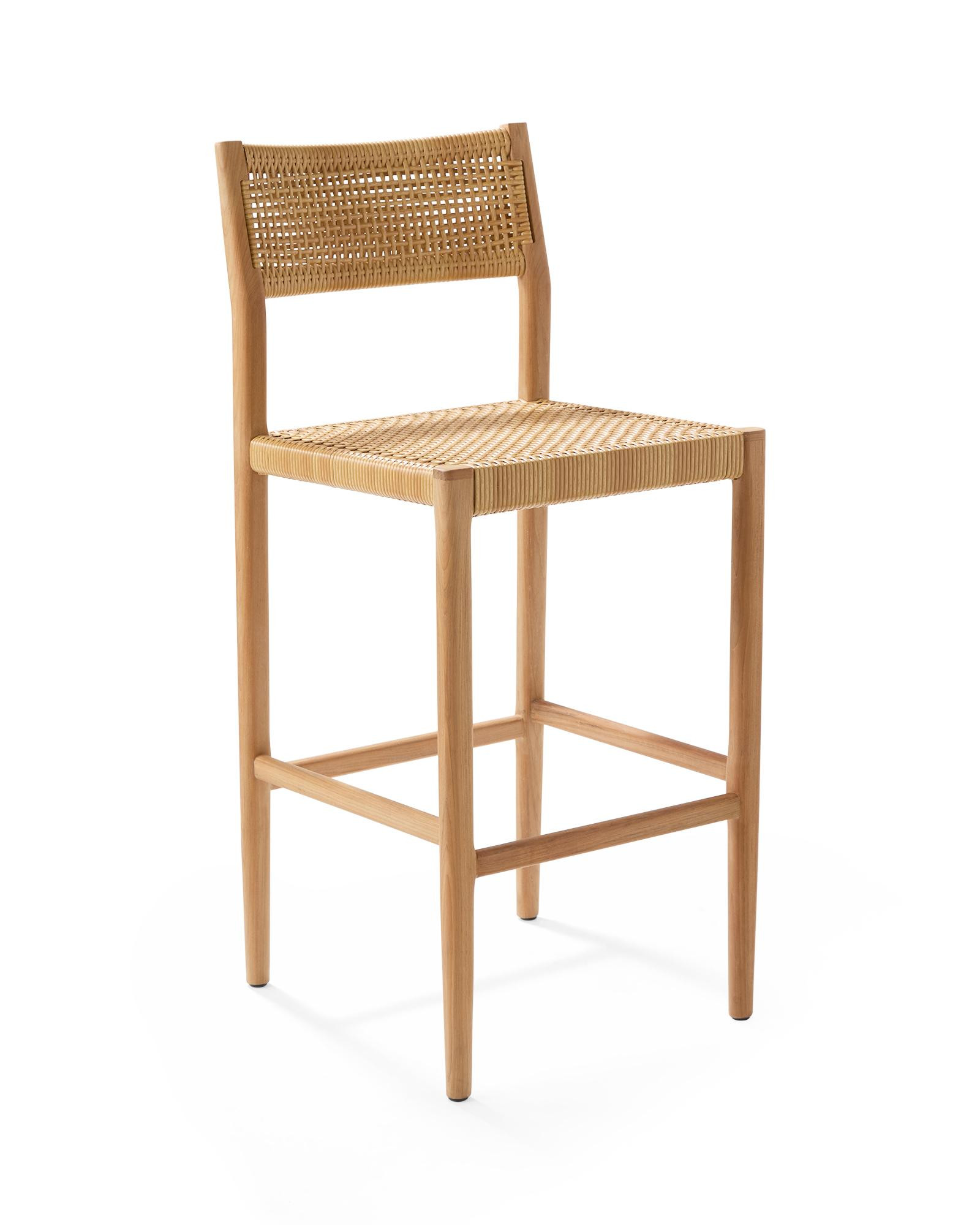 Tiburon Teak Bar & Counter Stool \u2013 Bar Stool 30"H | Serena & Lily | Serena and Lily