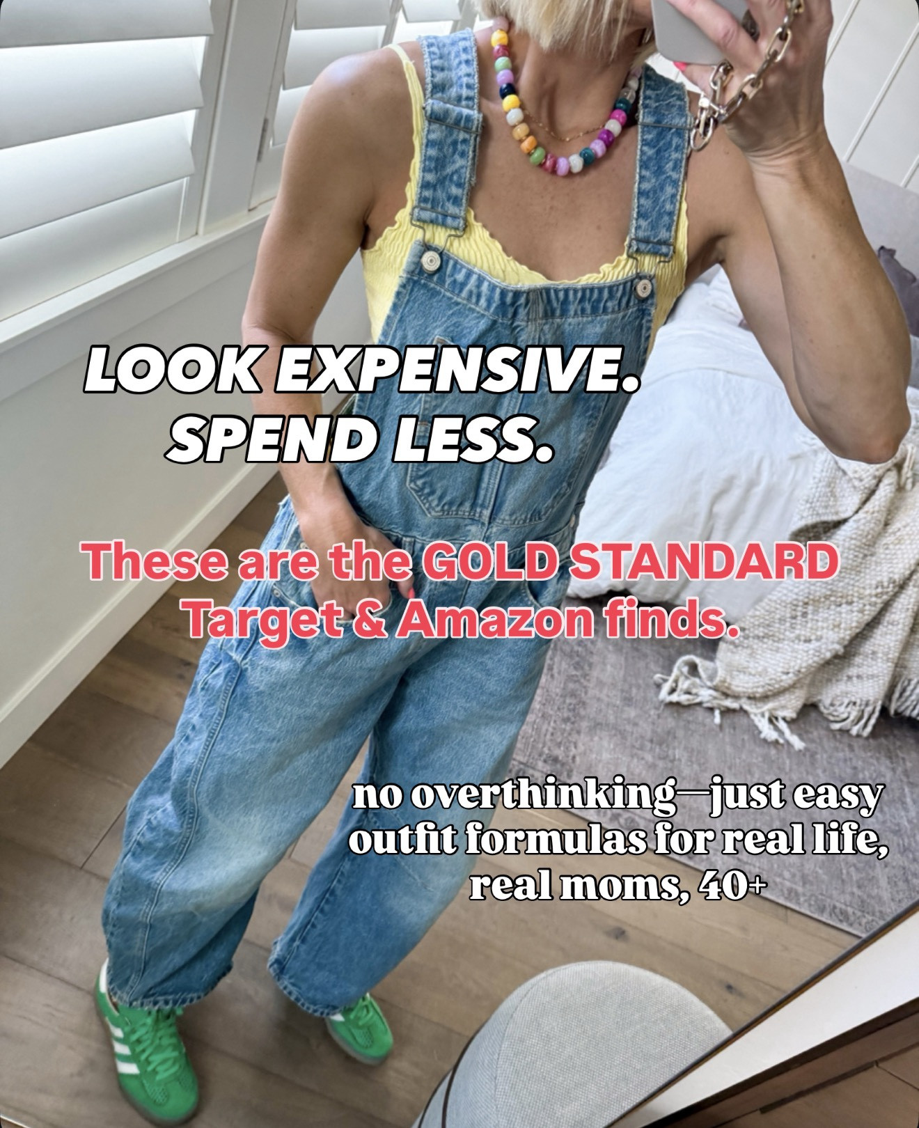 Target + Amazon doing the MOST lately. Everything from casual everyday mom outfits, to more elevated looks that are perfect for special occasions: Mother’s Day, graduations, date night, etc 

*Everything fit tts unless noted below 
(👉 i’m wearing the same blue mother look for less jeans with the white eyelet top and the brown polkadot jacket)
Size down in ecru jeans ( wearing with polka dot jacket) 
Go 1// size down in green sneakers 
Brown long sleeve polka dot top, size up
Blue jeans with seams, initially fit perfectly, but then stretch out with wear so consider sizing down


spring outfits 2026
date night outfits
spring dresses
work outfits
travel outfits
vacation outfits beach 
resort wear 2026
business casual workwear
country concert outfits


#LTKOver40 #LTKmomlife #LTKMothersDay