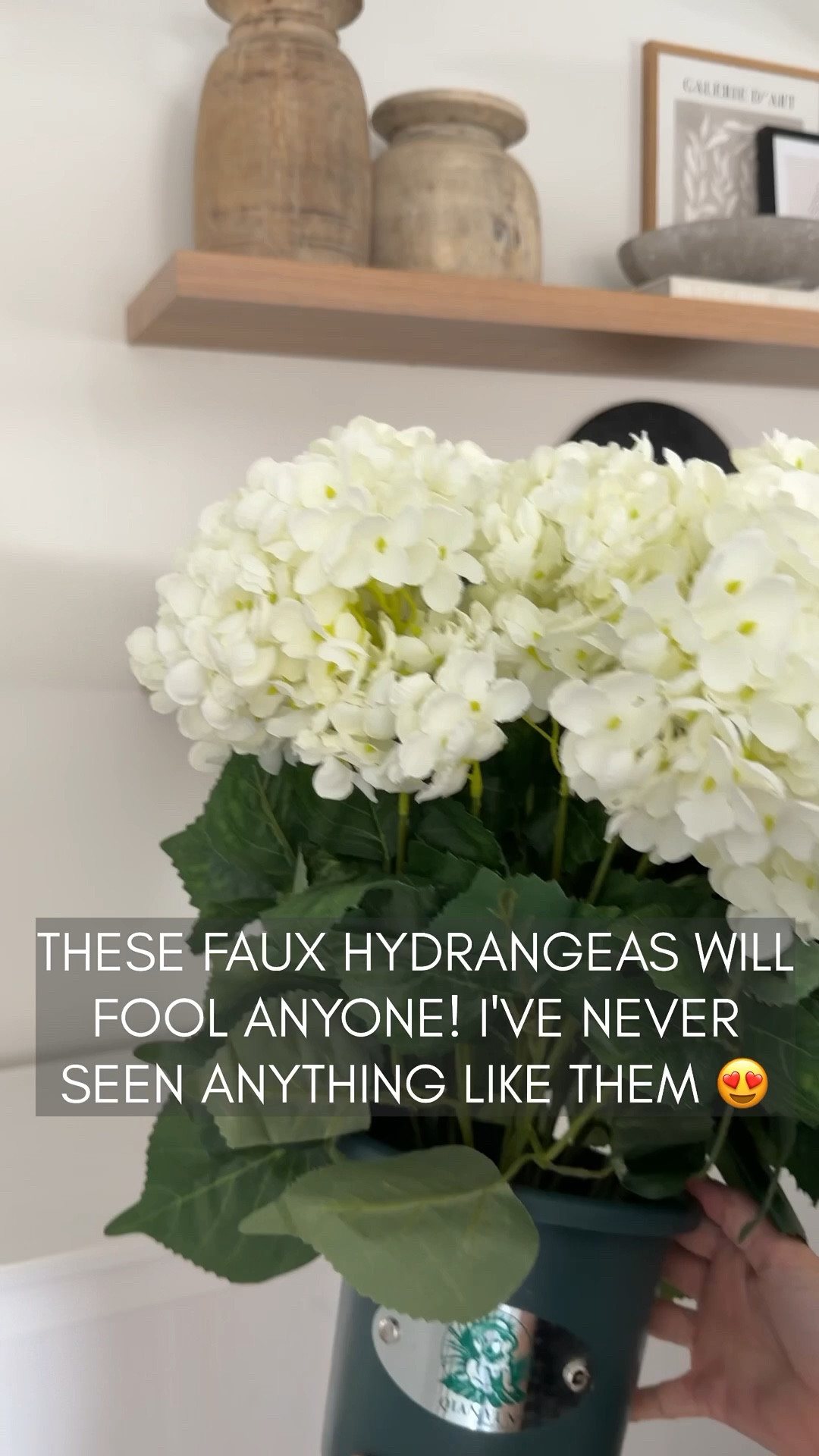 The best faux hydrangeas! I've never seen anything ones this good before! 

#LTKHome