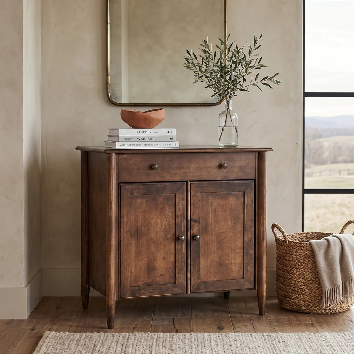 Vermont 32" Solid Wood Accent Cabinet | Wayfair North America