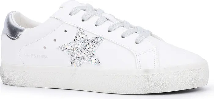 Vintage Havana Gemma Glitter Star Leather Sneaker | Nordstromrack | Nordstrom Rack