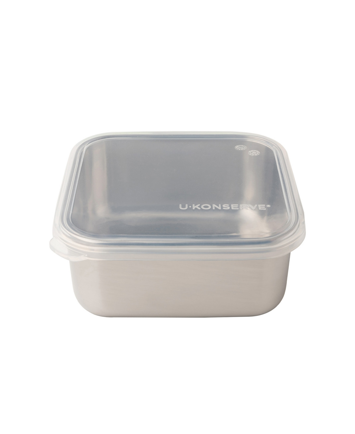 U-Konserve Stainless Steel Food to-go Container with Silicone Lid Square, 30 oz - Clear | Macy's