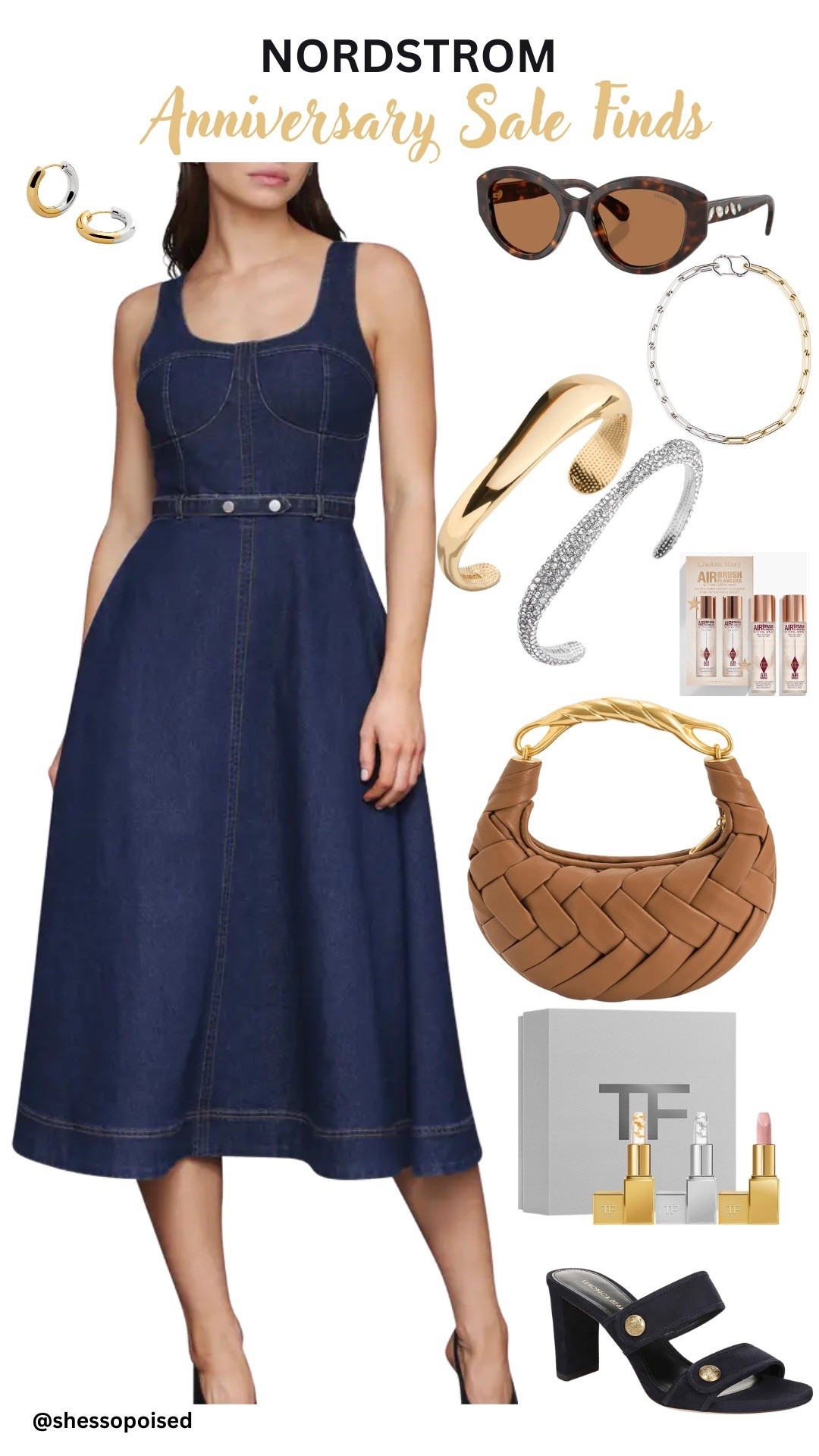 Nordstrom Anniversary Sale Finds 2025 - how cute is this denim dress. I really like the fitted corset design. 

#LTKSaleAlert #LTKStyleTip