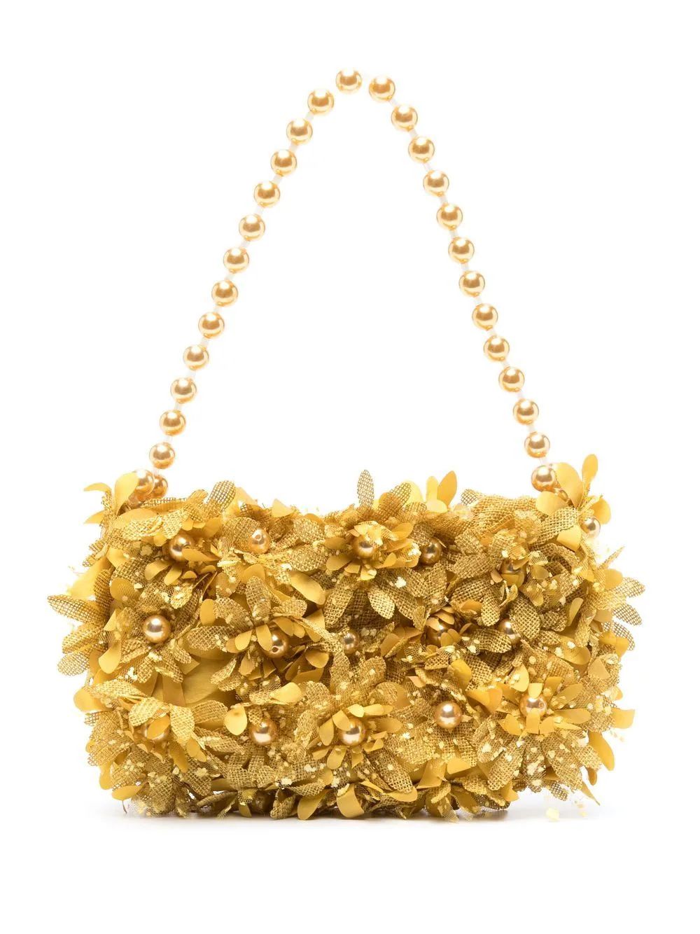 Vanina Inflorescence Taffeta Floral Shoulder Bag - Farfetch | Farfetch Global