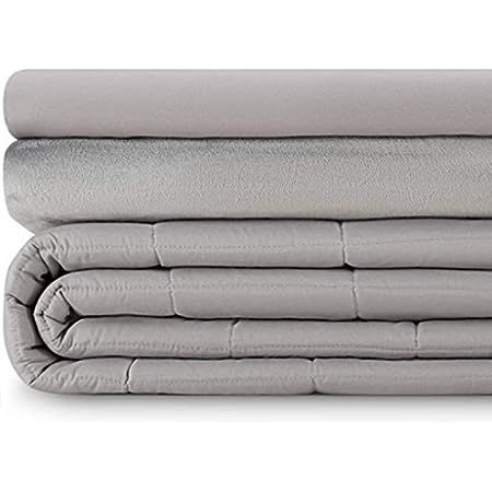 AN Cooling Weighted Blankets (15 lbs, 48” x 72”, Twin Size) Heavy Blanket for Adult, Premium Cotton  | Amazon (US)