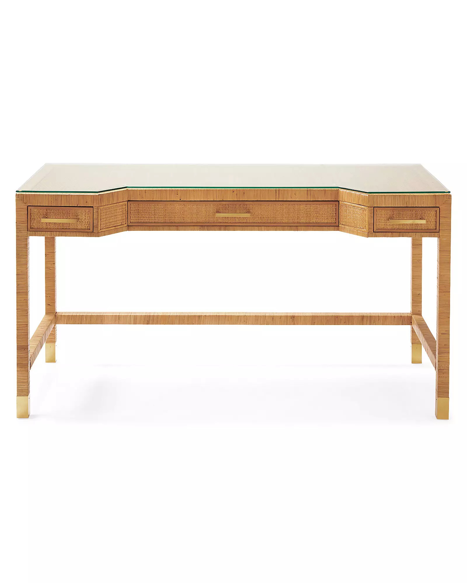 Balboa Rattan Desk | Serena and Lily