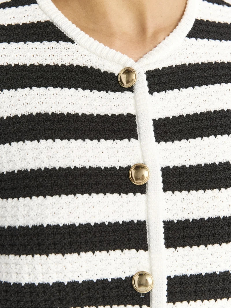 Free Assembly Women's and Women's Plus Crochet Cardigan Sweater, Lightweight, Size XS-4X | Walmart (US)