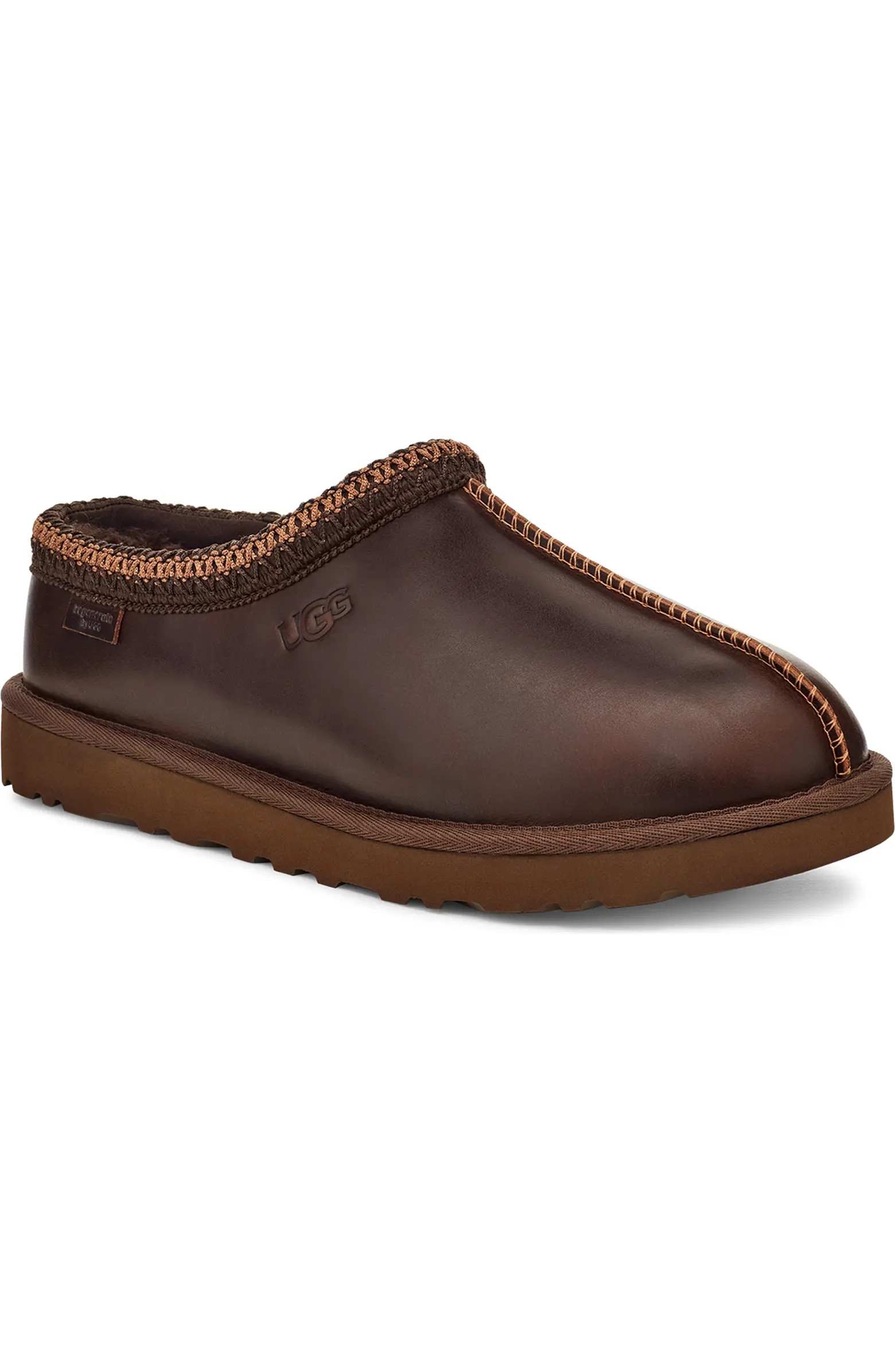 UGG® Tasman Leather Slipper (Men) | Nordstrom | Nordstrom