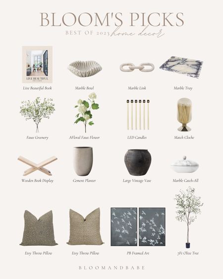 Best of 2023 Home Decor / Neutral Home / Decorative Accents / Decorative Trays / Decorative Bowls / Candles / Ceramic Vases / Framed Wall Art / Faux Trees / Cement Planters / Coffee Table Books / Marble Link/ Throw Pillows / Candles / Faux Greenery 

#LTKSeasonal #LTKhome #LTKstyletip