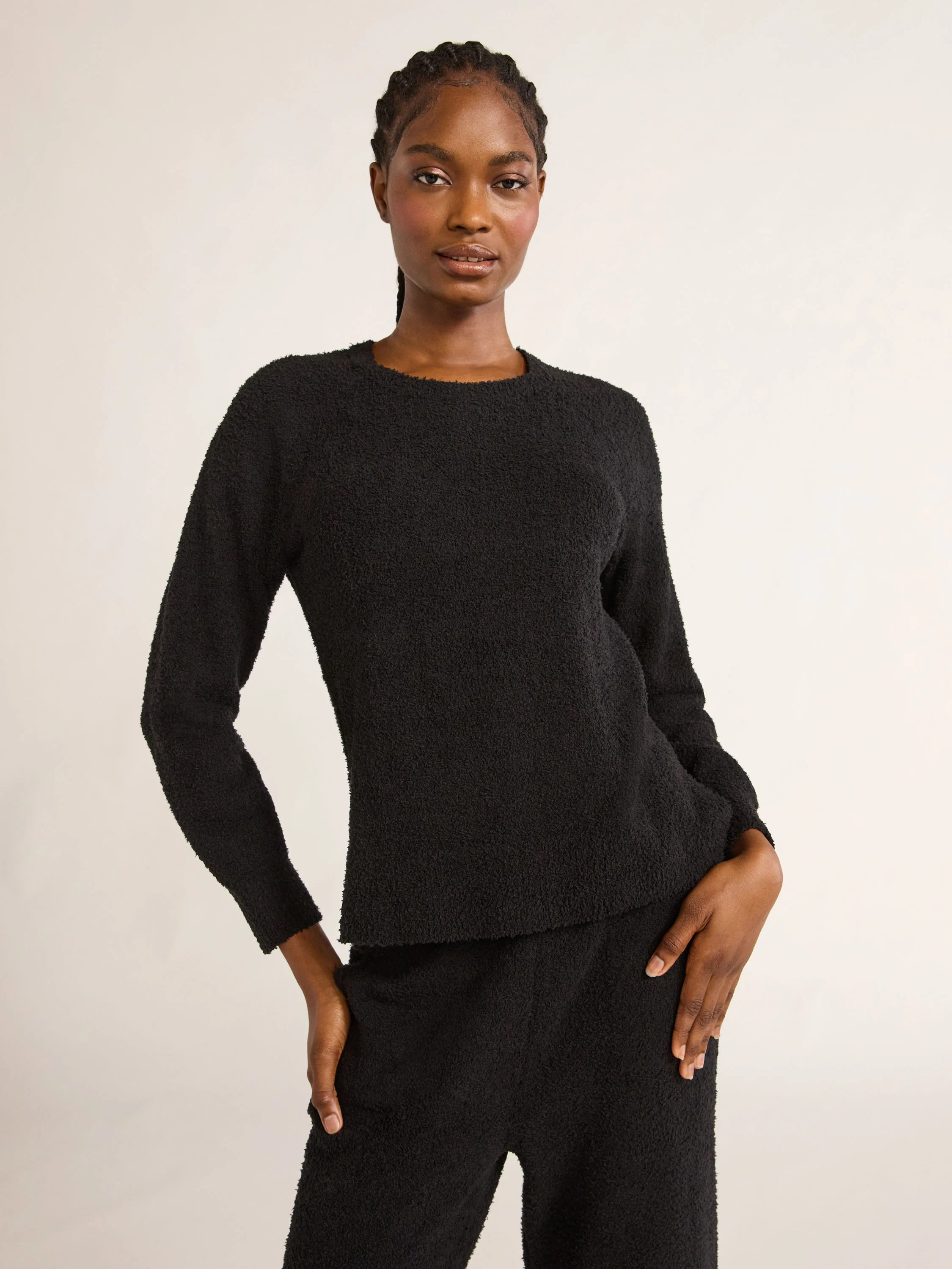 Joyspun Women's and Women’s Plus Chenille Top with Long Sleeves, Size XS-3X | Walmart (US)