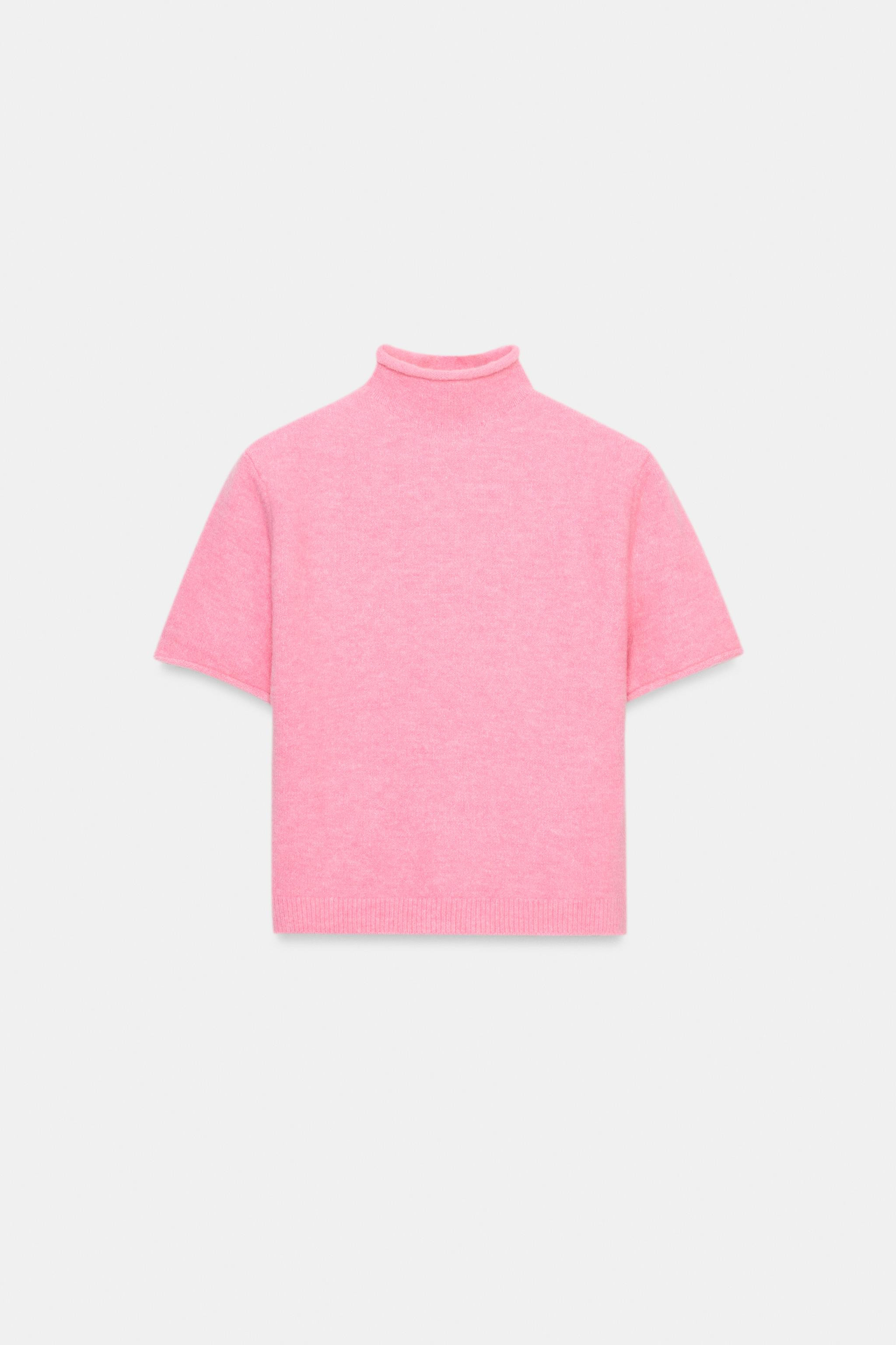 SOFT KNIT SHORT SLEEVE JUMPER | Zara US