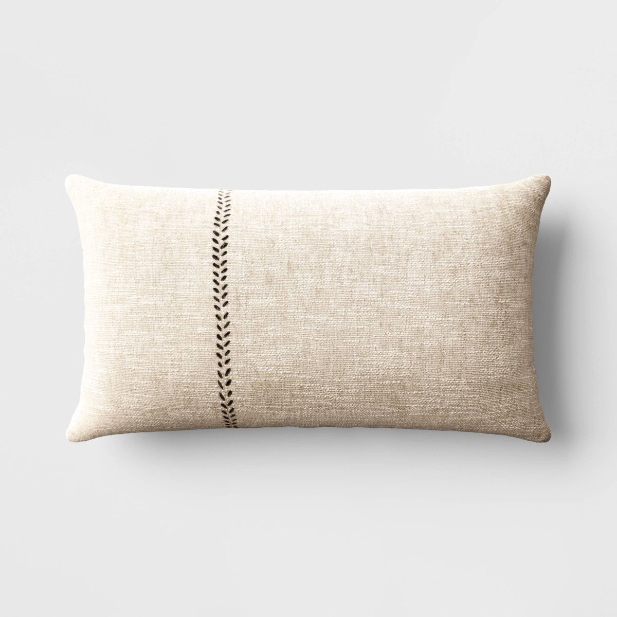 Oversized Stitched Lumbar Throw Pillow Neutral - Threshold™ | Target