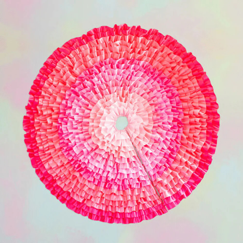 Glitterville Ruffle Tree Skirt - Pink | Shop Sweet Lulu