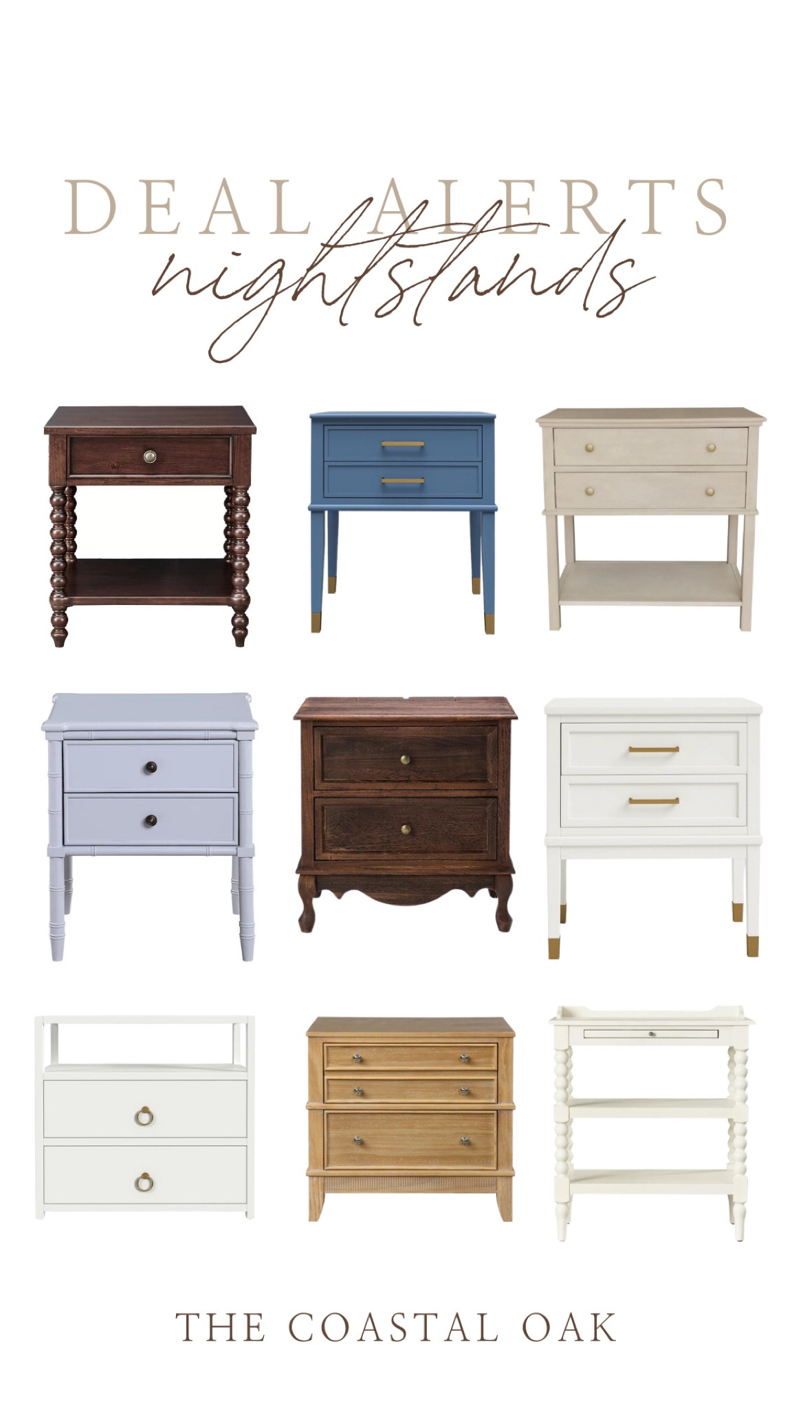 Nightstands under $500, many under $200! 

Wayfair nightstands coastal end table bedroom furniture 

#LTKsalealert #LTKhome