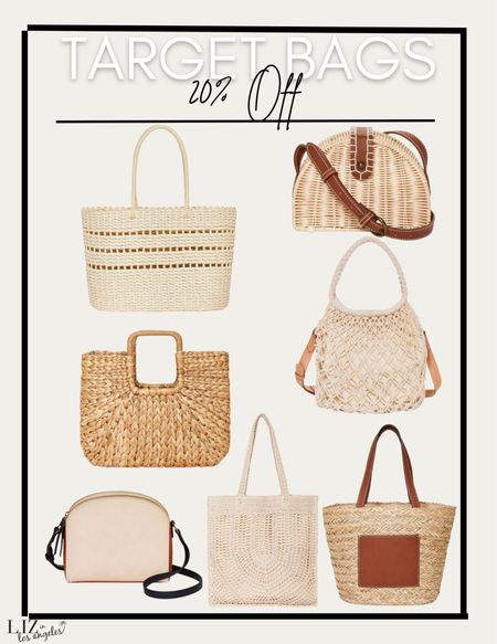 Target is having a 20% off sale for their spring bags! These woven bags are perfect for spring outfits or for a vacation outfit. These resort wear looks are perfect for the resort wear looks you are crushing over. 

#LTKSeasonal #LTKFind #LTKsalealert