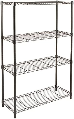 Amazon Basics 4-Shelf Adjustable, Heavy Duty Storage Shelving Unit (350 lbs loading capacity per ... | Amazon (US)